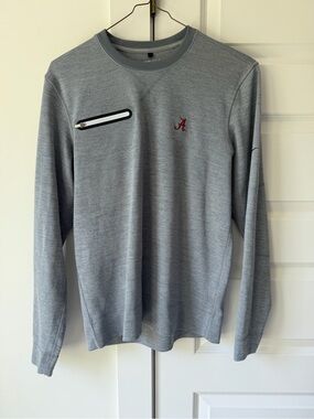 Nike Golf Dri-FIT Heather Gray Crewneck Sweatshirt